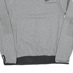 NIKE Mens Grey Cotton Blend Crew Neck Sweatshirt S Casual Sports Wear