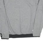 NIKE Mens Grey Cotton Blend Crew Neck Sweatshirt S Casual Sports Wear