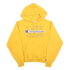 CHAMPION Mens Yellow Lake Tahoe Pullover Hoodie S Cotton Blend Casual