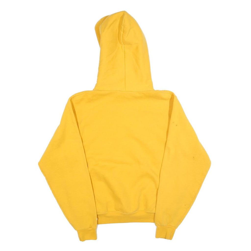 CHAMPION Mens Yellow Lake Tahoe Pullover Hoodie S Cotton Blend Casual