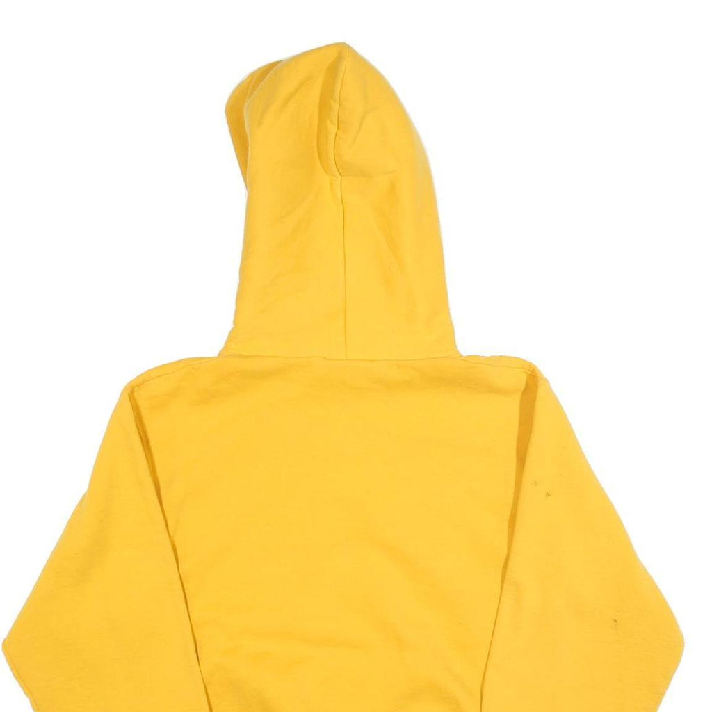 CHAMPION Mens Yellow Lake Tahoe Pullover Hoodie S Cotton Blend Casual