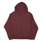 PUMA Womens Maroon Hoodie 3XL Cotton Blend Pullover Casual Sweatshirt