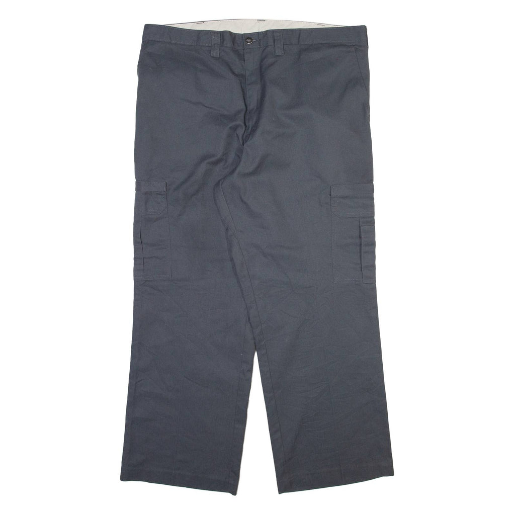 DICKIES Cargo Mens Trousers Grey Relaxed Straight W40 L30