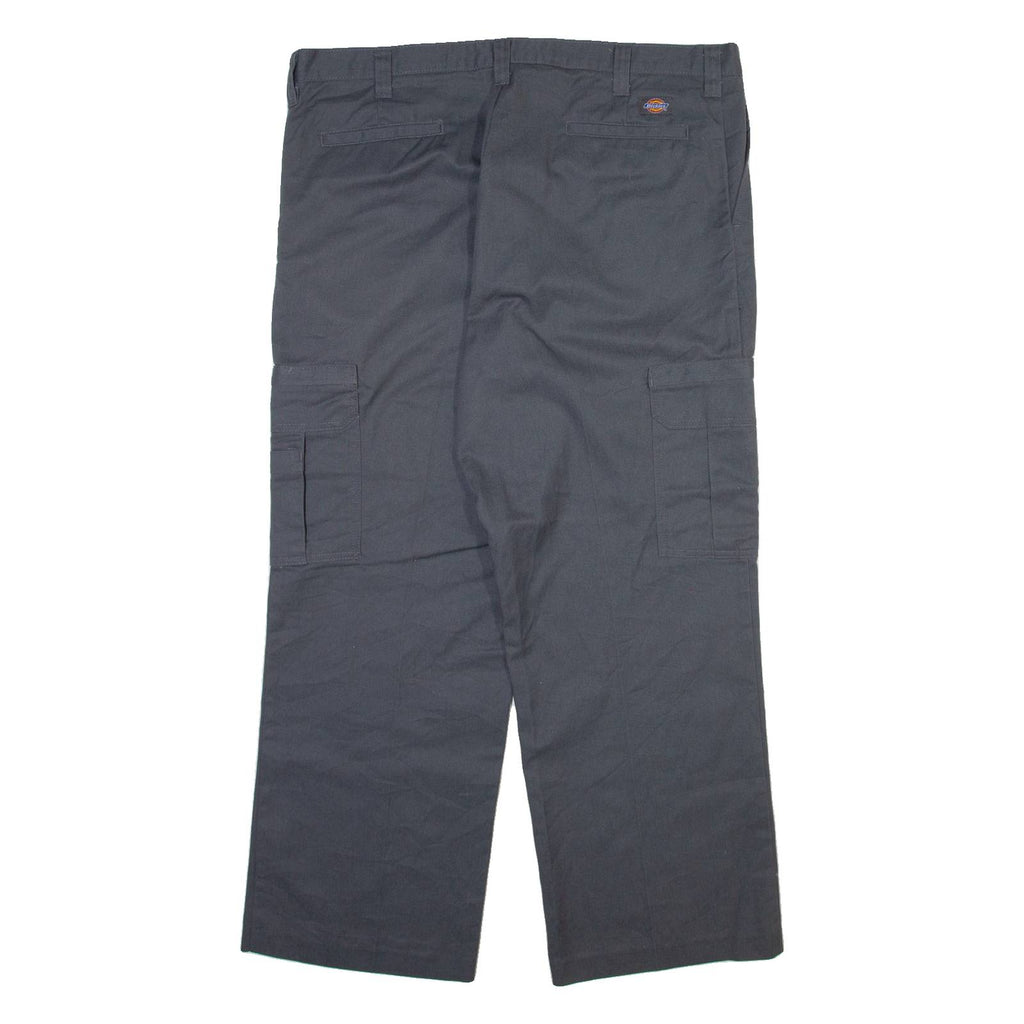 DICKIES Cargo Mens Trousers Grey Relaxed Straight W40 L30