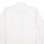 ARROW Mens White Shirt L Cotton Blend Classic Long Sleeve Button Collar