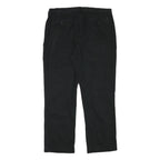 POLO RALPH LAUREN Mens Cotton Blend Black Regular Straight Trousers W35 L28