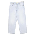 LEVI'S Ribcage Big E Womens Jeans Blue Light Relaxed Straight Denim W31 L27