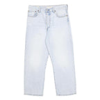 LEVI'S Ribcage Big E Womens Jeans Blue Light Relaxed Straight Denim W31 L27