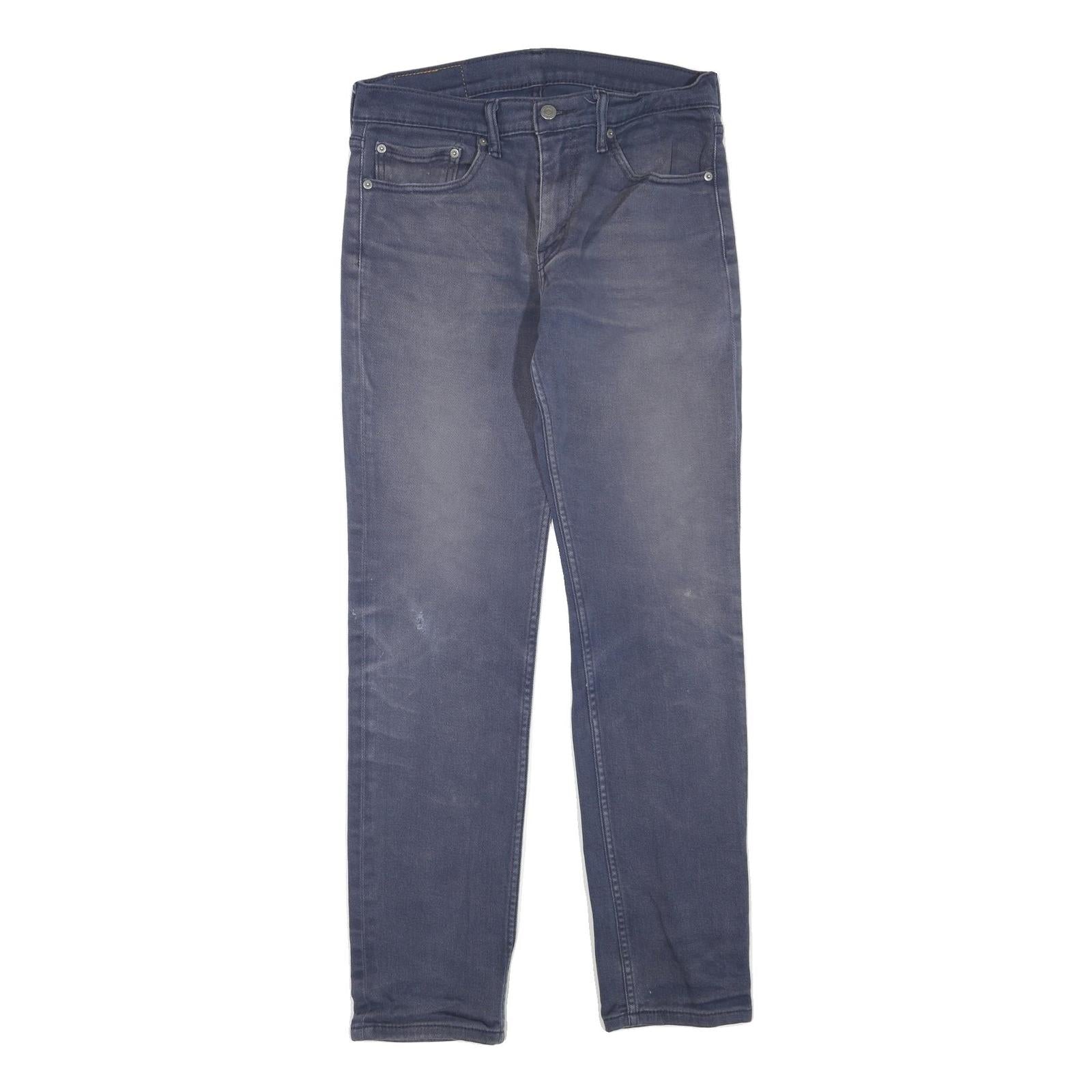 LEVI'S 511 Skinny Mens Jeans Blue Regular Skinny Denim Medium W31 L32 Zip