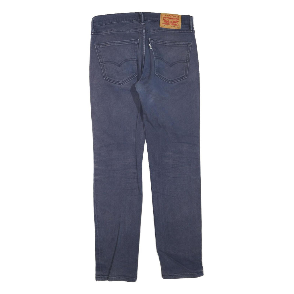 LEVI'S 511 Skinny Mens Jeans Blue Regular Skinny Denim Medium W31 L32 Zip