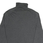 NAUTICA Mens Grey Plain Pullover Roll Neck Basic Knit XL Cotton Blend Jumper