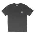 CARHARTT Mens Grey Pocket T-Shirt S Short Sleeve Crew Neck Cotton Blend