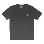 CARHARTT Mens Grey Pocket T-Shirt S Short Sleeve Crew Neck Cotton Blend