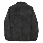 BARBOUR Womens Black Zip Cotton Blend Classic Jacket UK 14 Lightweight Outerwear