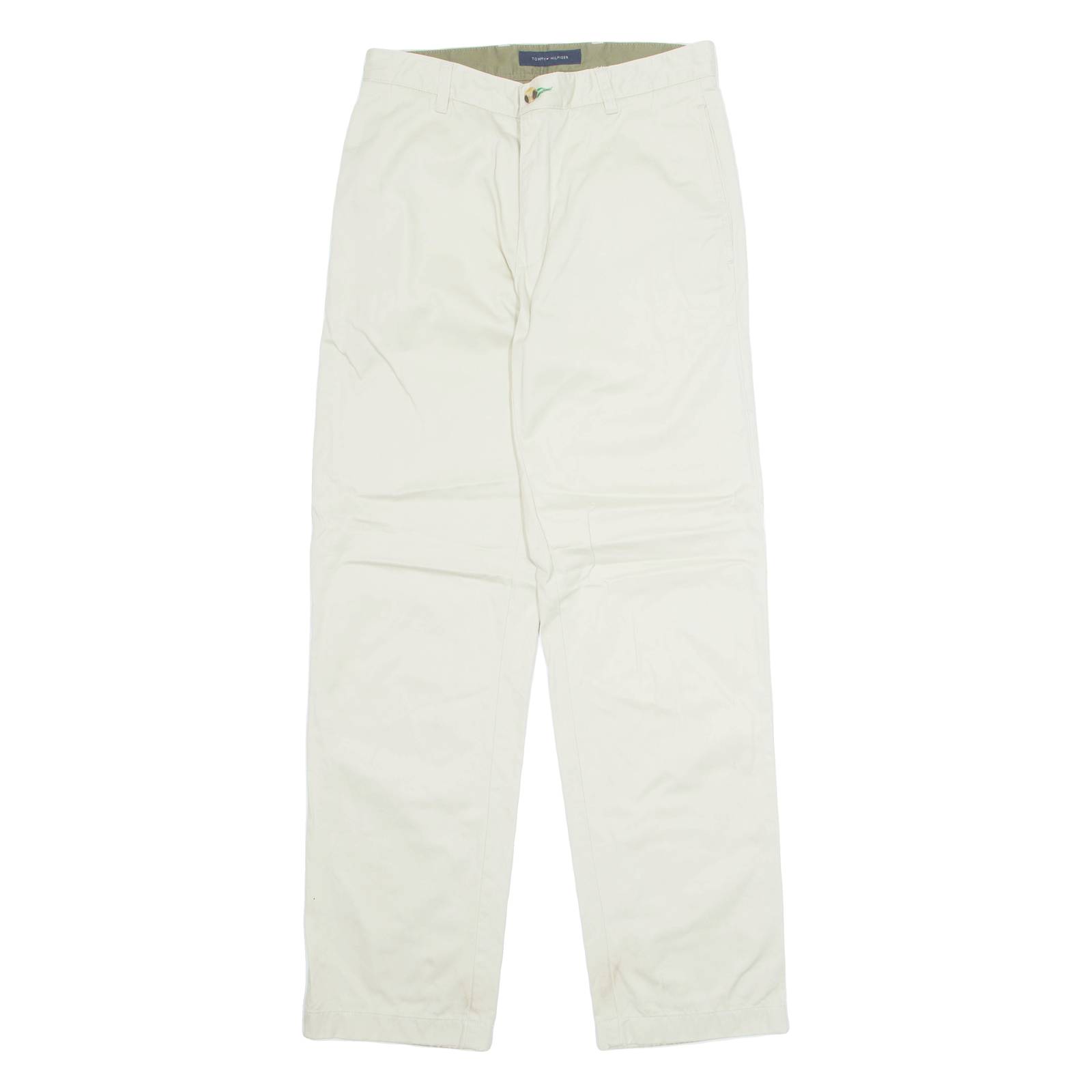 TOMMY HILFIGER Chino Mens Trousers Beige Regular Straight W29 L32