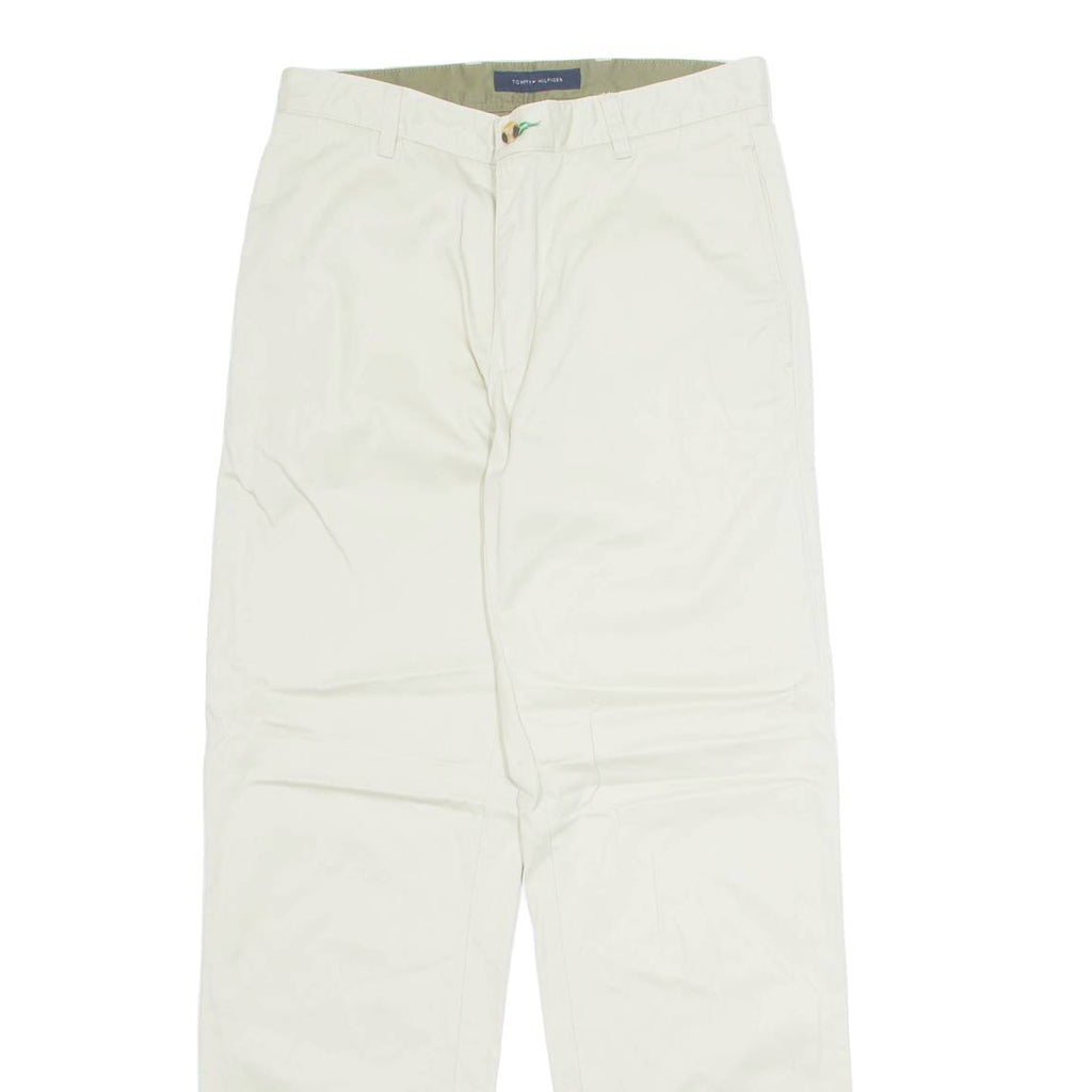 TOMMY HILFIGER Chino Mens Trousers Beige Regular Straight W29 L32