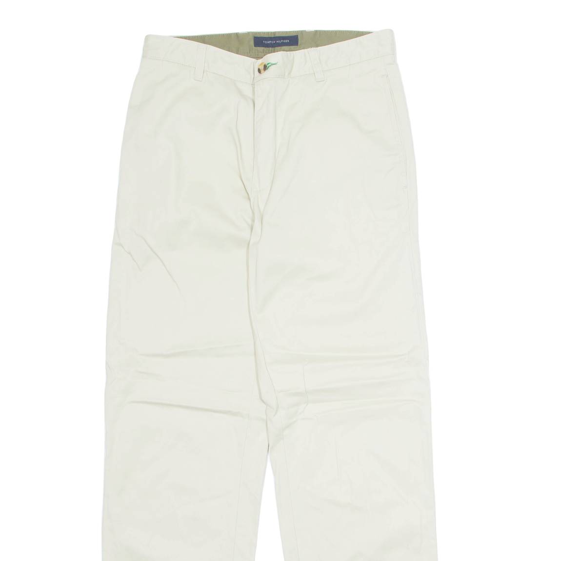 TOMMY HILFIGER Chino Mens Trousers Beige Regular Straight W29 L32
