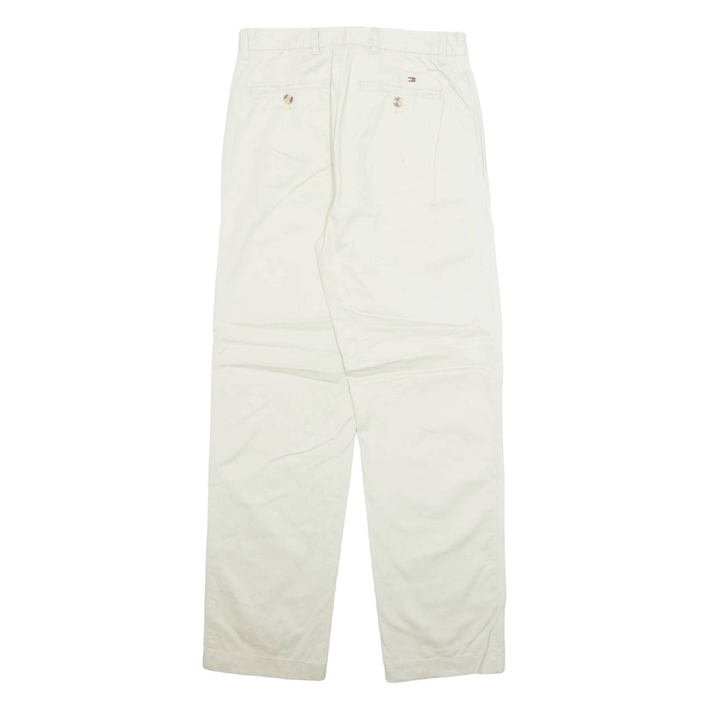 TOMMY HILFIGER Chino Mens Trousers Beige Regular Straight W29 L32