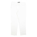 WEEKEND MAX MARA Womens Cotton Blend White Slim Skinny Trousers W28 L28 Stylish