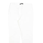 WEEKEND MAX MARA Womens Cotton Blend White Slim Skinny Trousers W28 L28 Stylish