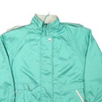 CYCLONE Womens Blue Green Zip Jacket M Polyester Blend Casual Lightweight