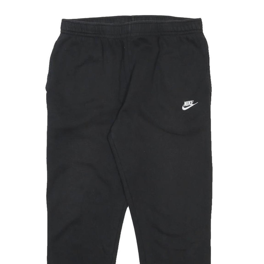 NIKE Mens Joggers Black XL W34 L30 Cotton Blend Regular Tapered Fit Sportswear