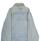 LEVI'S Mens Blue Cotton Denim Jacket S Button Front Classic Fit Pocket