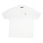 KAPPA Mens White Polo Shirt 3XL Cotton Button Short Sleeve Plain Classic