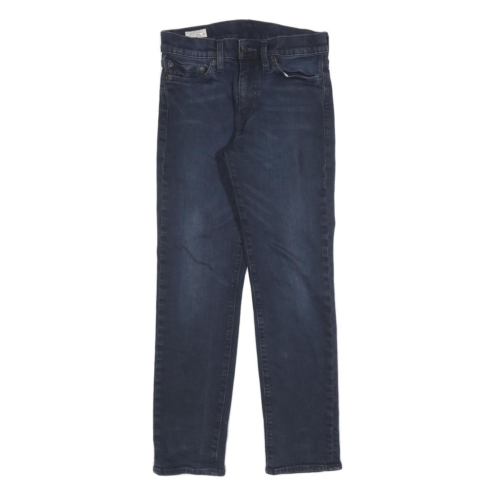 LEVI'S 511 BIG E Mens Slim Blue Denim Dark W30 L27 Zip Jeans Casual Wear