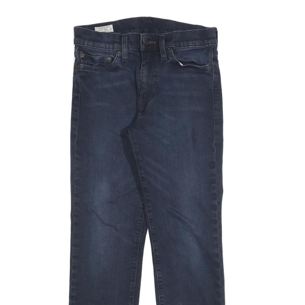 LEVI'S 511 BIG E Mens Slim Blue Denim Dark W30 L27 Zip Jeans Casual Wear