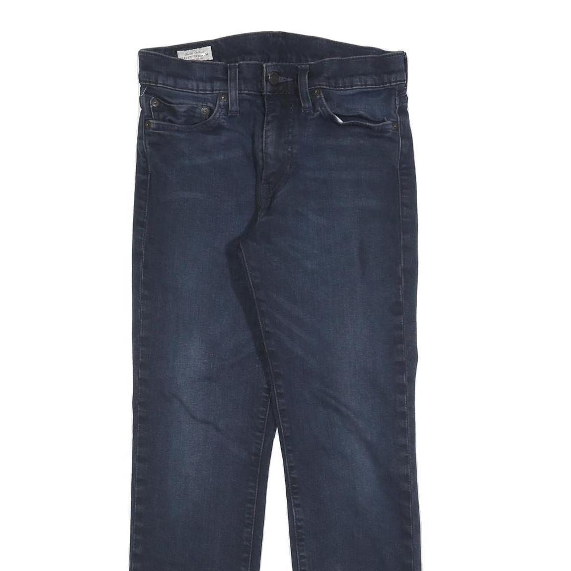 LEVI'S 511 BIG E Mens Slim Blue Denim Dark W30 L27 Zip Jeans Casual Wear