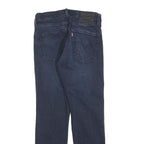 LEVI'S 511 BIG E Mens Slim Blue Denim Dark W30 L27 Zip Jeans Casual Wear