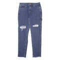 YANGSTER Womens Blue Slim Skinny Denim Cotton Medium W30 L31 Zip Closure Pockets