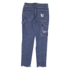 YANGSTER Womens Blue Slim Skinny Denim Cotton Medium W30 L31 Zip Closure Pockets