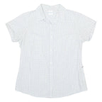 COLUMBIA Womens Shirt Blue Check L