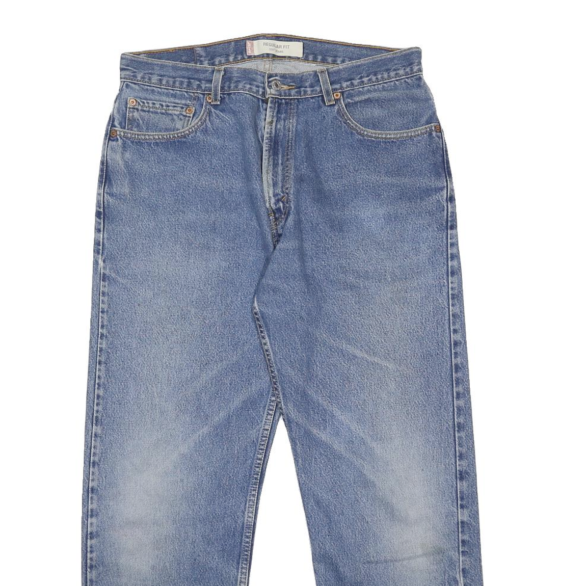 LEVI'S 505 Mens Jeans Blue Regular Straight Denim Medium W33 L29 Classic Fit