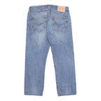 LEVI'S 501 Mens Jeans Blue Regular Straight Denim Medium W33 L27 Classic Fit