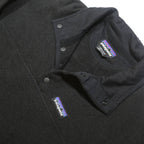 PATAGONIA Womens Black Plain Pullover Round Neck Basic Knit L Cotton Blend