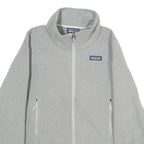 PATAGONIA Womens Grey Midweight Fleece Jacket M Polyester Zip Casual Outdoor