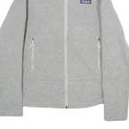 PATAGONIA Womens Grey Midweight Fleece Jacket M Polyester Zip Casual Outdoor