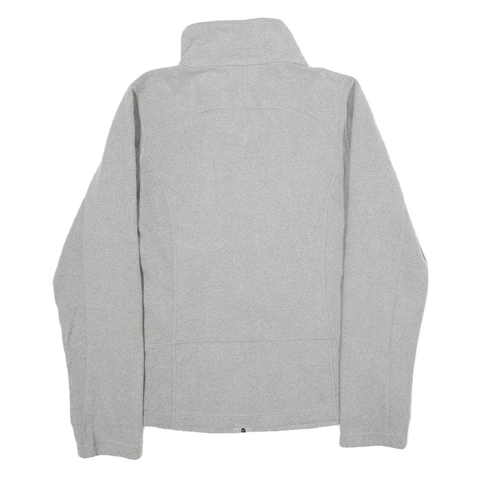 PATAGONIA Womens Grey Midweight Fleece Jacket M Polyester Zip Casual Outdoor