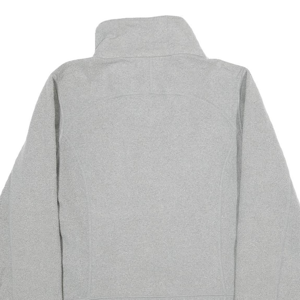 PATAGONIA Womens Grey Midweight Fleece Jacket M Polyester Zip Casual Outdoor