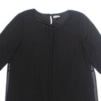 CANADA Womens Blouse Black Long Sleeve L