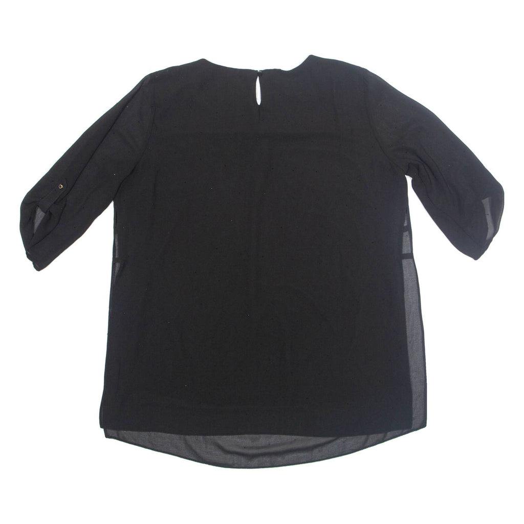 CANADA Womens Blouse Black Long Sleeve L