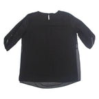 CANADA Womens Blouse Black Long Sleeve L