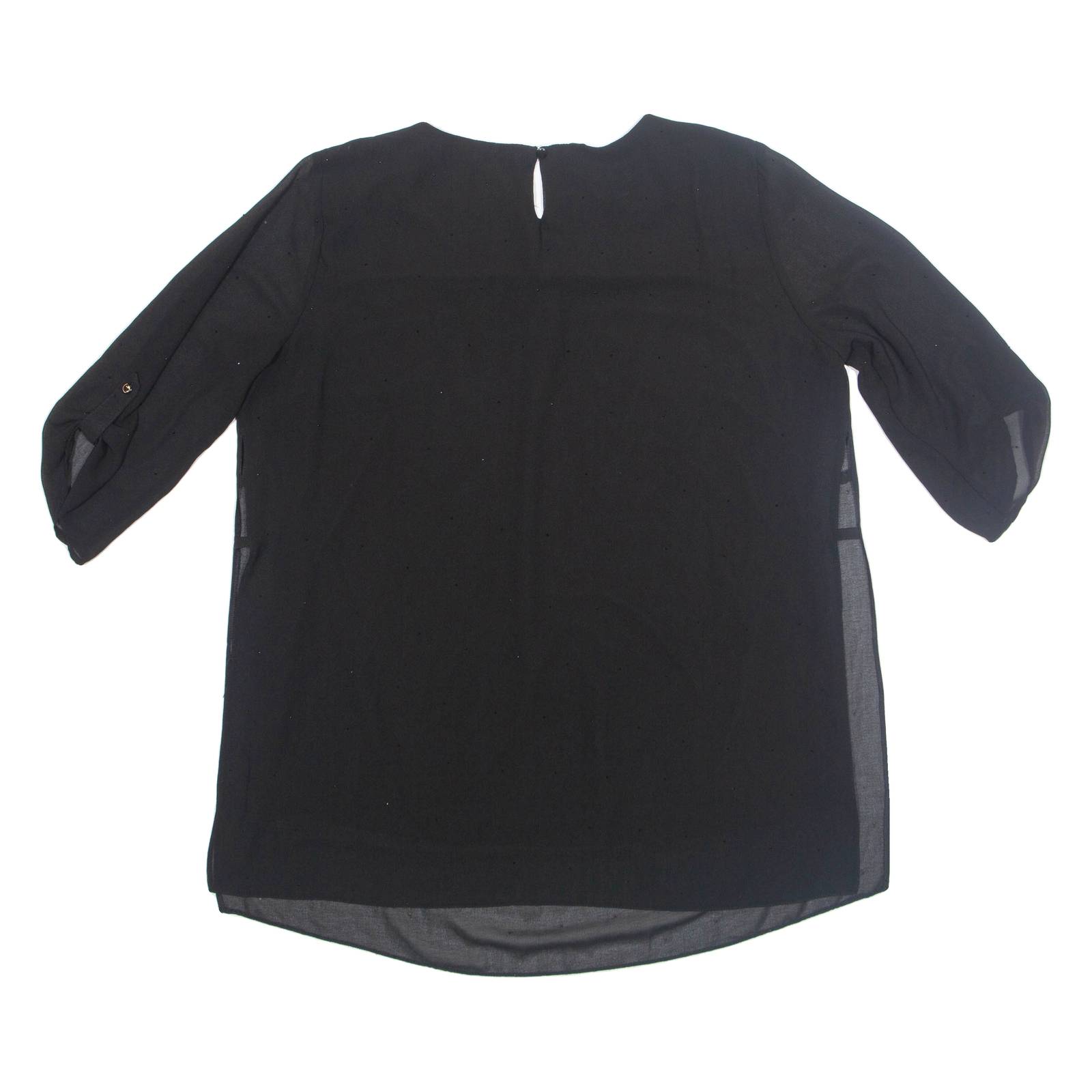 CANADA Womens Blouse Black Long Sleeve L