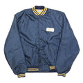 BIRDIE Mens Blue & Yellow Button Jacket M Polyester Plain Casual Lightweight