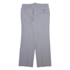 Mens Trousers Grey Regular Straight W34 L30