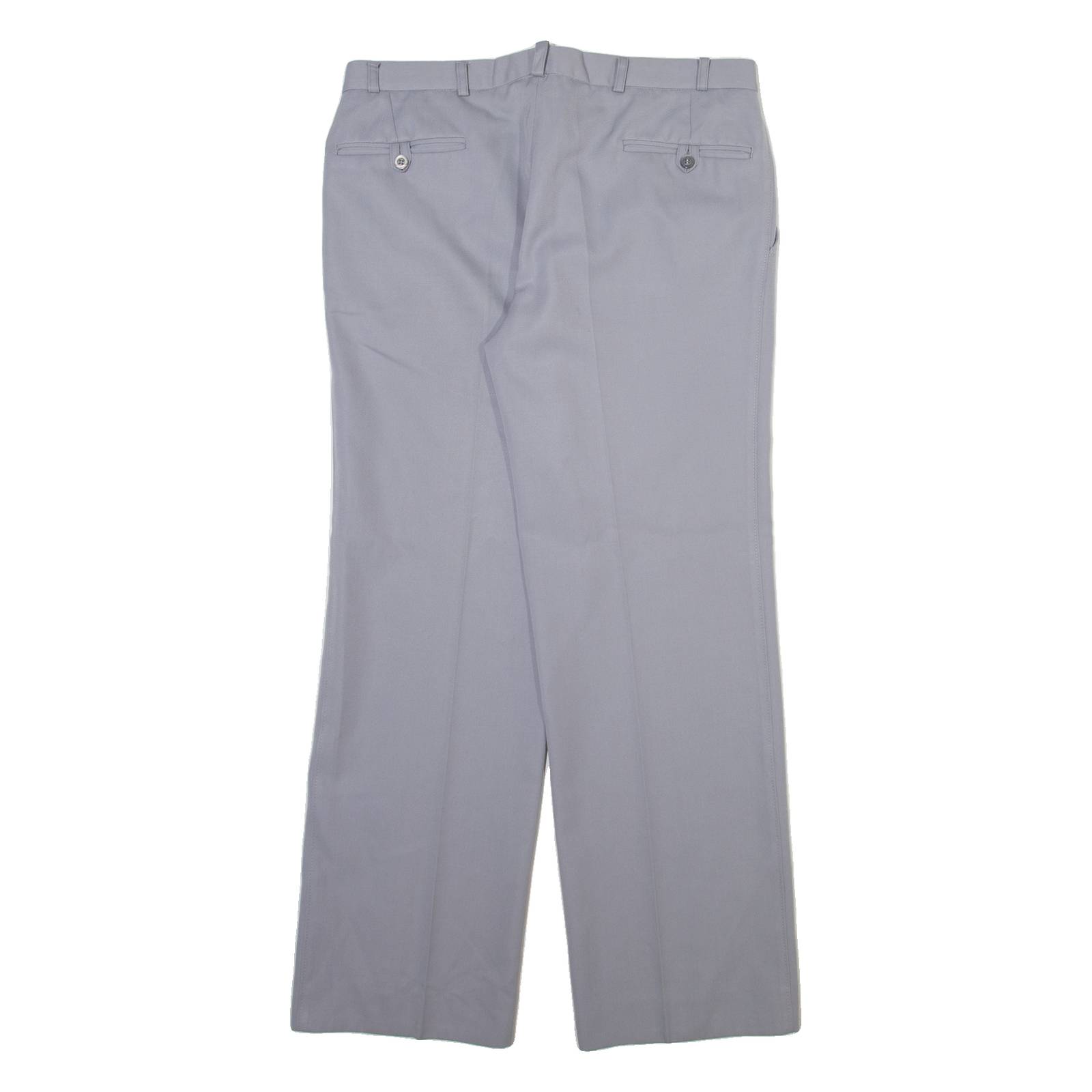 Mens Trousers Grey Regular Straight W34 L30