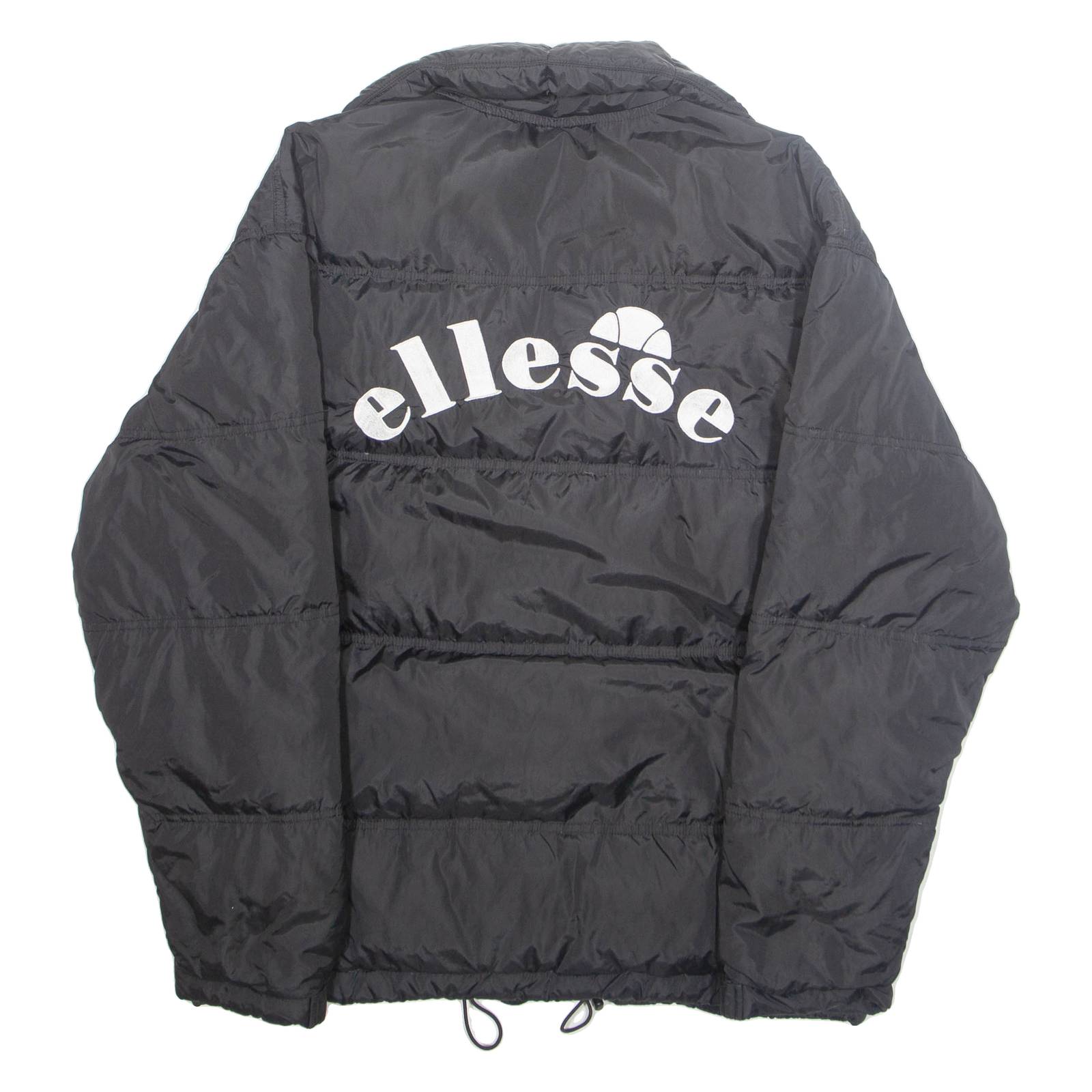 ELLESSE Mens Puffer Coat Black S